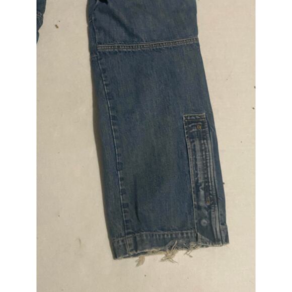 Armani Jeans Y2K Baggy Cargo Denim Made in Romania - Picture 6 of 11